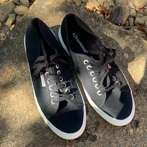 Superga Black Shoes